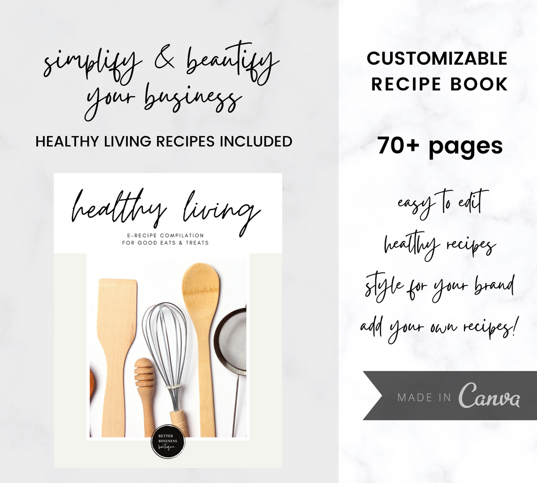 Customizable Template: The Biggie Healthy Living Ebook